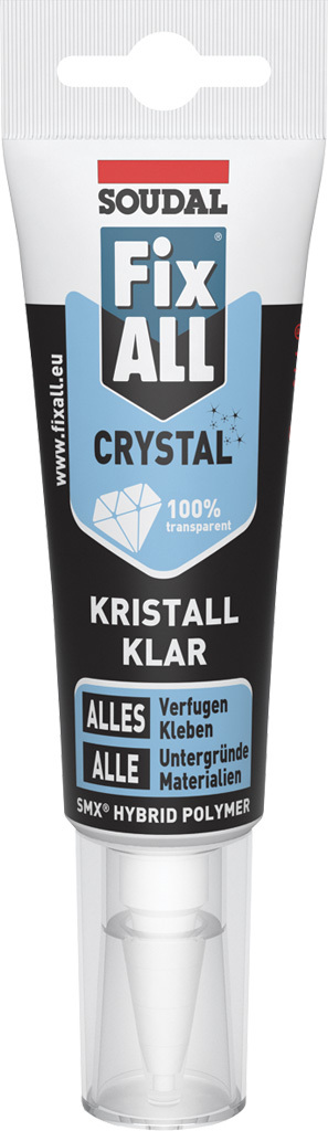Fix ALL Crystal Montagekleber Tube, transparent
