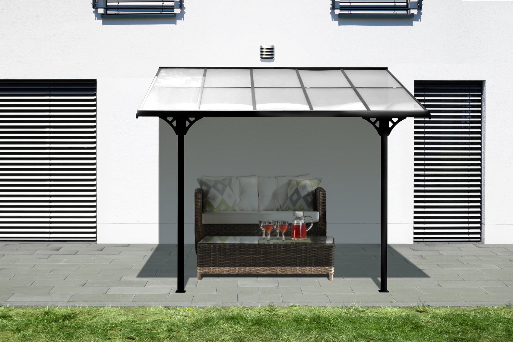 Terrassenüberdachung Bruce 1 Terrassenüberdachung Bruce