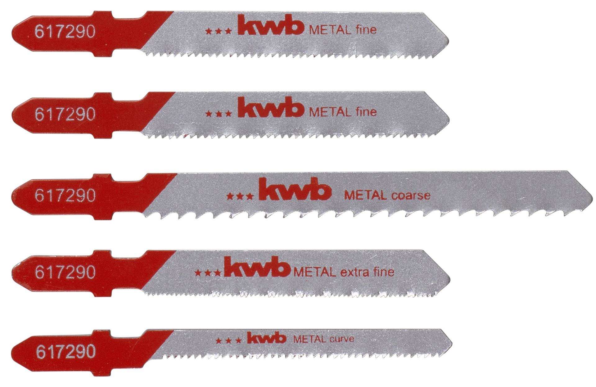 5 Stichsägeblätter SB-Pack Metall fein/grob 1 5 Stichsägeblätter SB-Pack Metall fein/grob