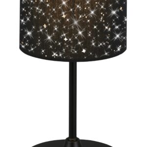 Plug&Play Akku LED Tischleuchte LOLE, schwarz