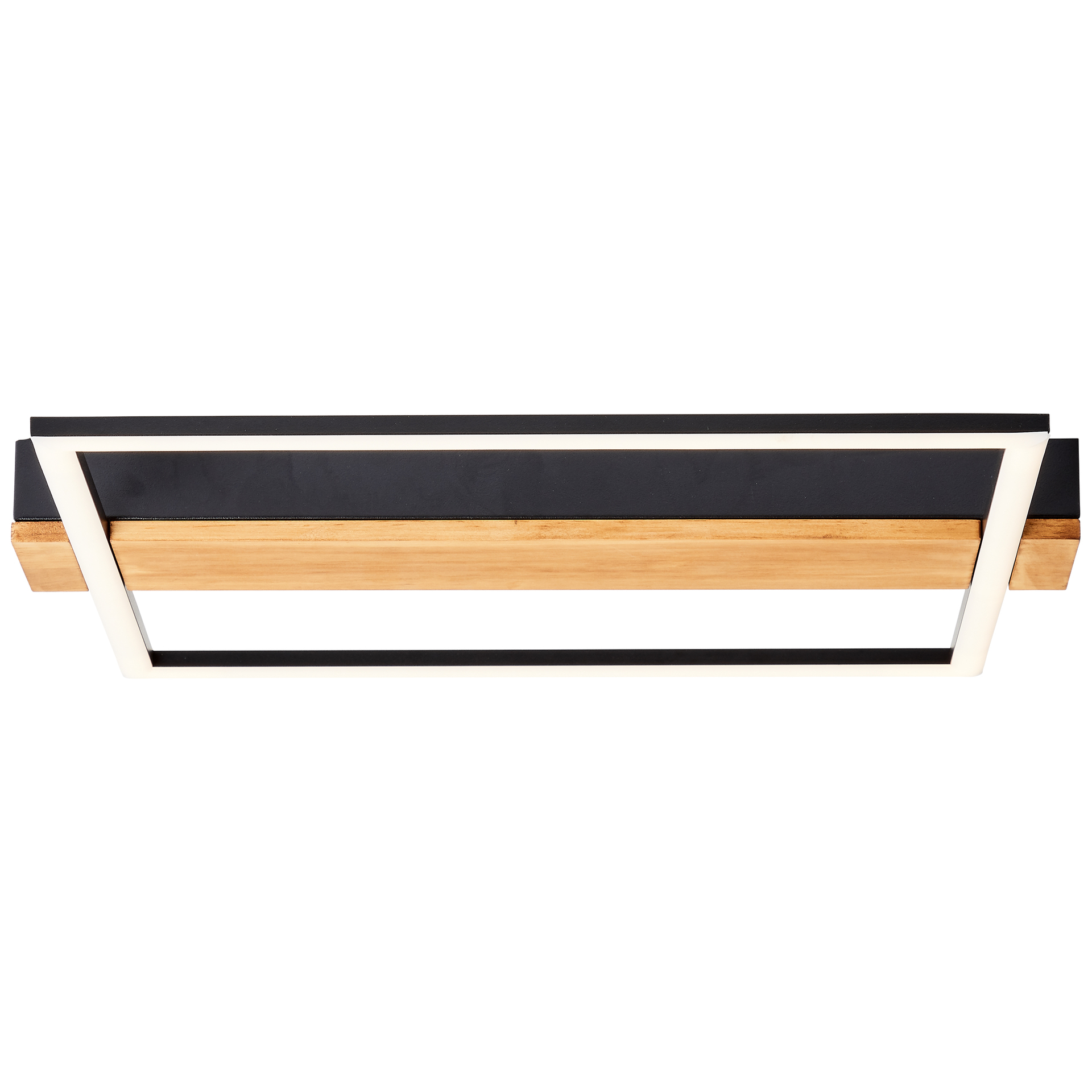 Loneos LED LED Wand-& Deckenleuchte schwarz/holz 1 Loneos LED LED Wand-& Deckenleuchte schwarz/holz