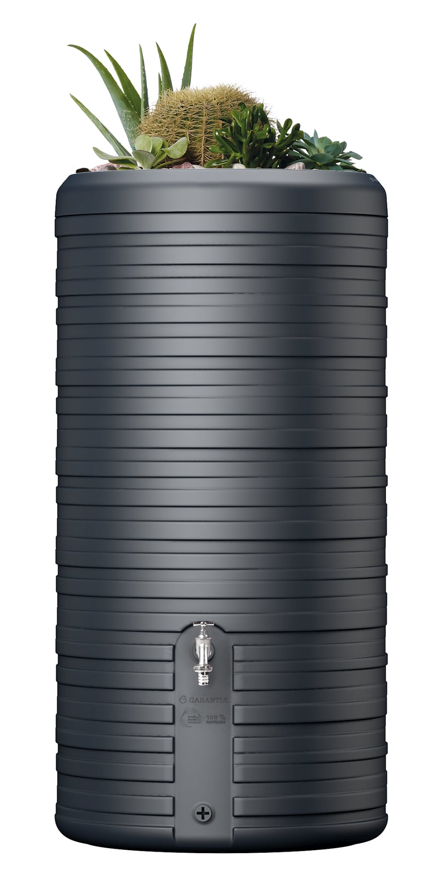 NORDIC 2in1 Regenspeicher mit Pflanzschale, 300L 1 NORDIC 2in1 Regenspeicher mit Pflanzschale, 300L