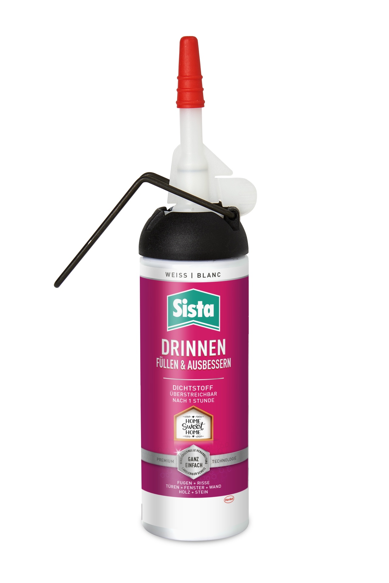 Dichtstoff DRINNEN Füllen & Ausbessern, weiß 1 Dichtstoff DRINNEN Füllen & Ausbessern, weiß