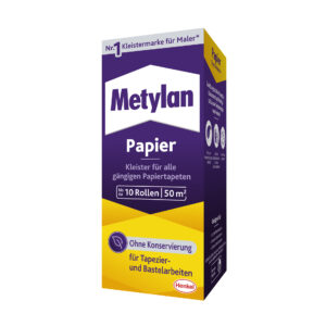Tapetenkleister Papier, trocknet transparent, 125g
