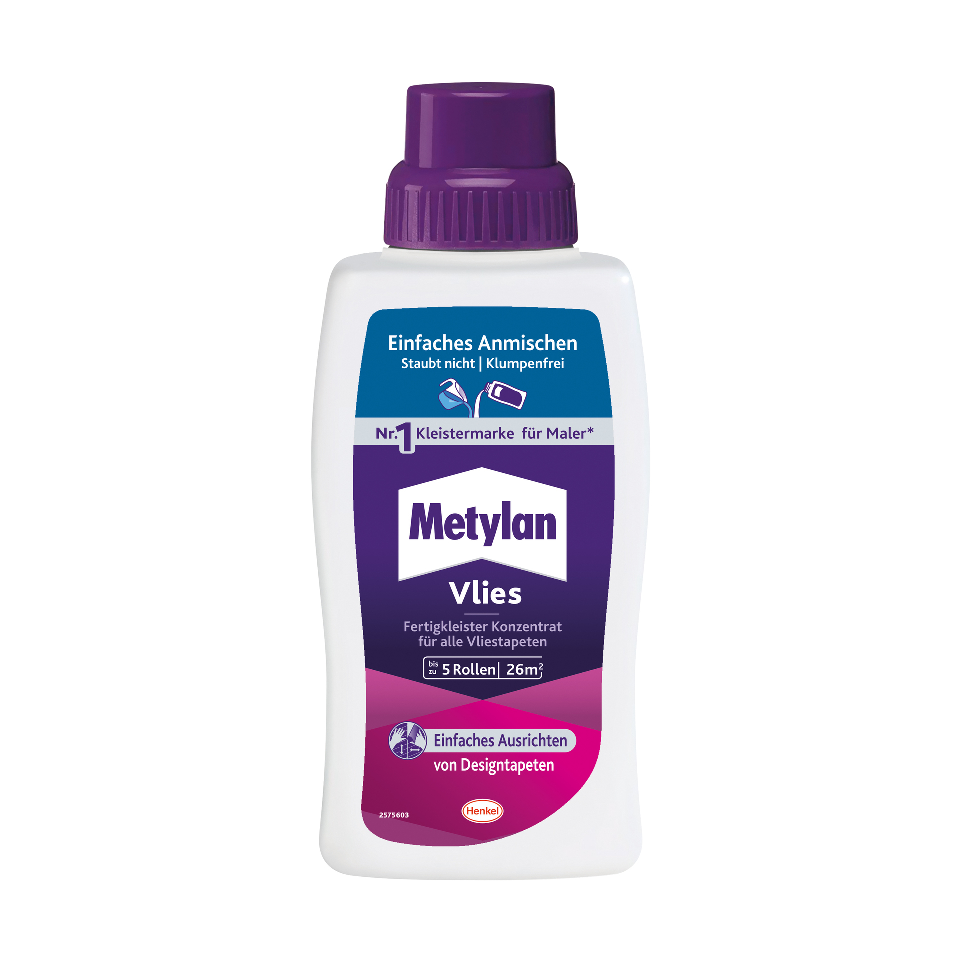 Fertigkleister Konzentrat Vlies, milchig-weiß, 500g 1 Fertigkleister Konzentrat Vlies, milchig-weiß, 500g