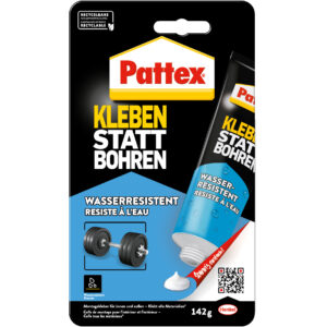 Montagekleber Kleben statt Bohren Wasserresistent, weiß