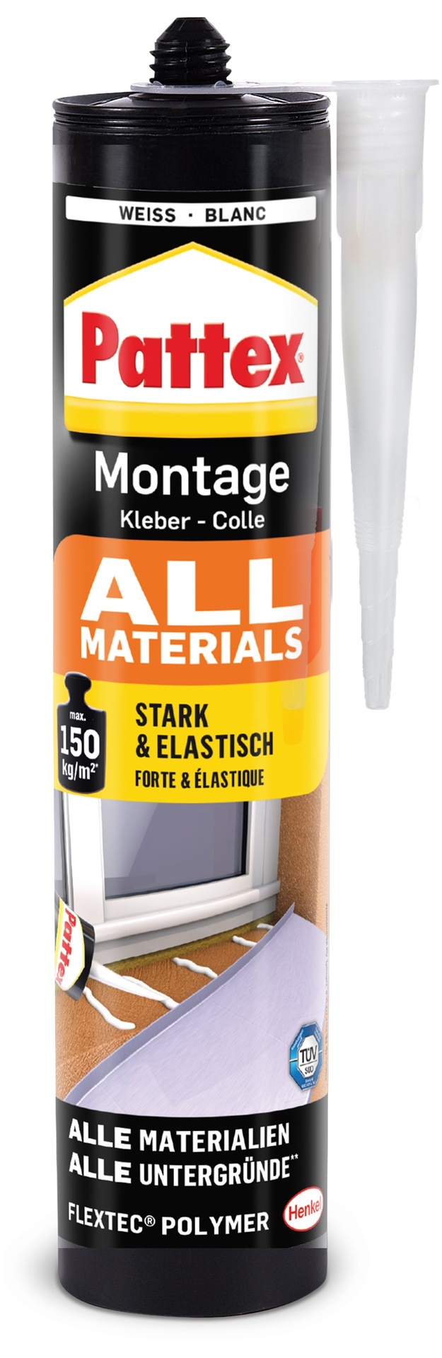Montagekleber All Materials, weiß, 450g 1 Montagekleber All Materials, weiß, 450g