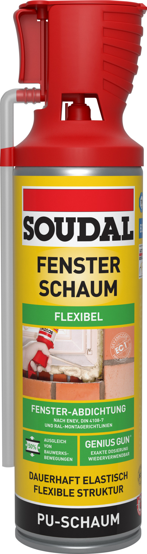 Fensterschaum B2 (Genius Gun), 500ml , champagner 1 Fensterschaum B2 (Genius Gun), 500ml , champagner