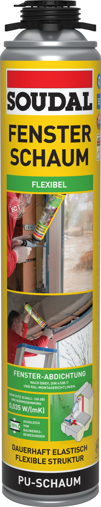 Fensterschaum B2 (Pistolenschaum), 750ml, champagner 1 Fensterschaum B2 (Pistolenschaum), 750ml, champagner