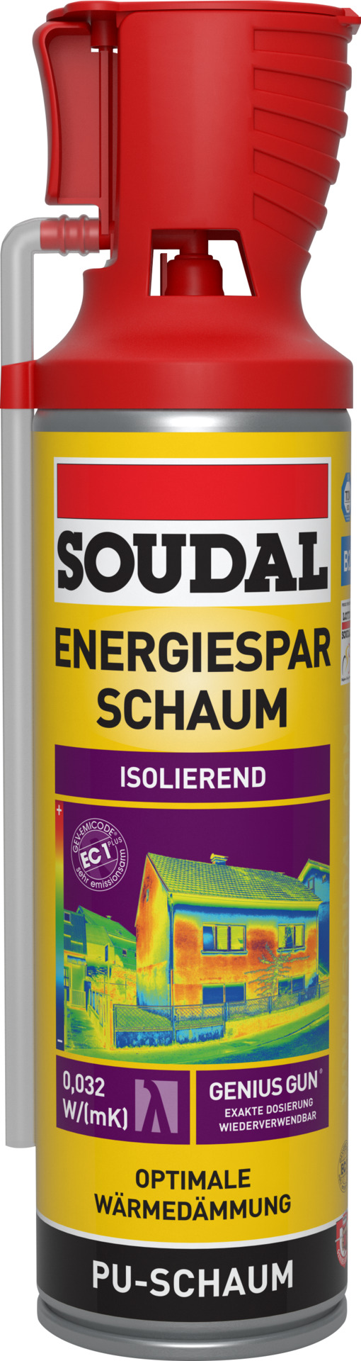 Energiesparschaum B2 (Genius Gun), 500ml , champagner 1 Energiesparschaum B2 (Genius Gun), 500ml , champagner