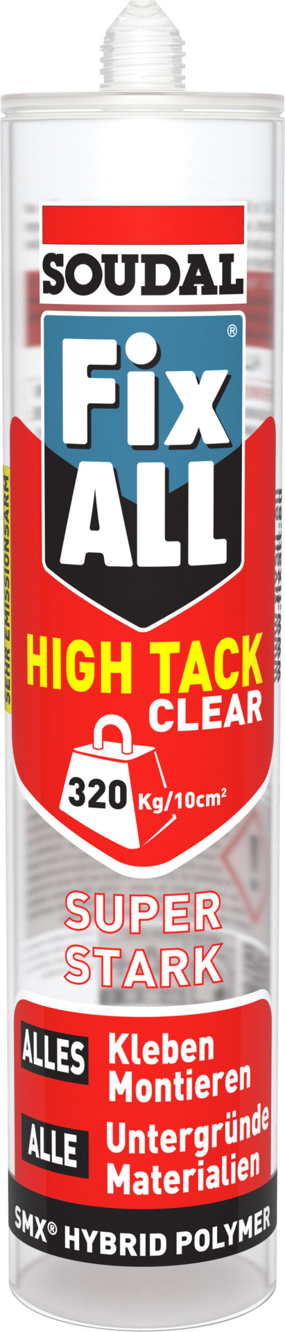 Fix ALL High Tack CLEAR Montagekleber, 305g, transparent 1 Fix ALL High Tack CLEAR Montagekleber, 305g, transparent