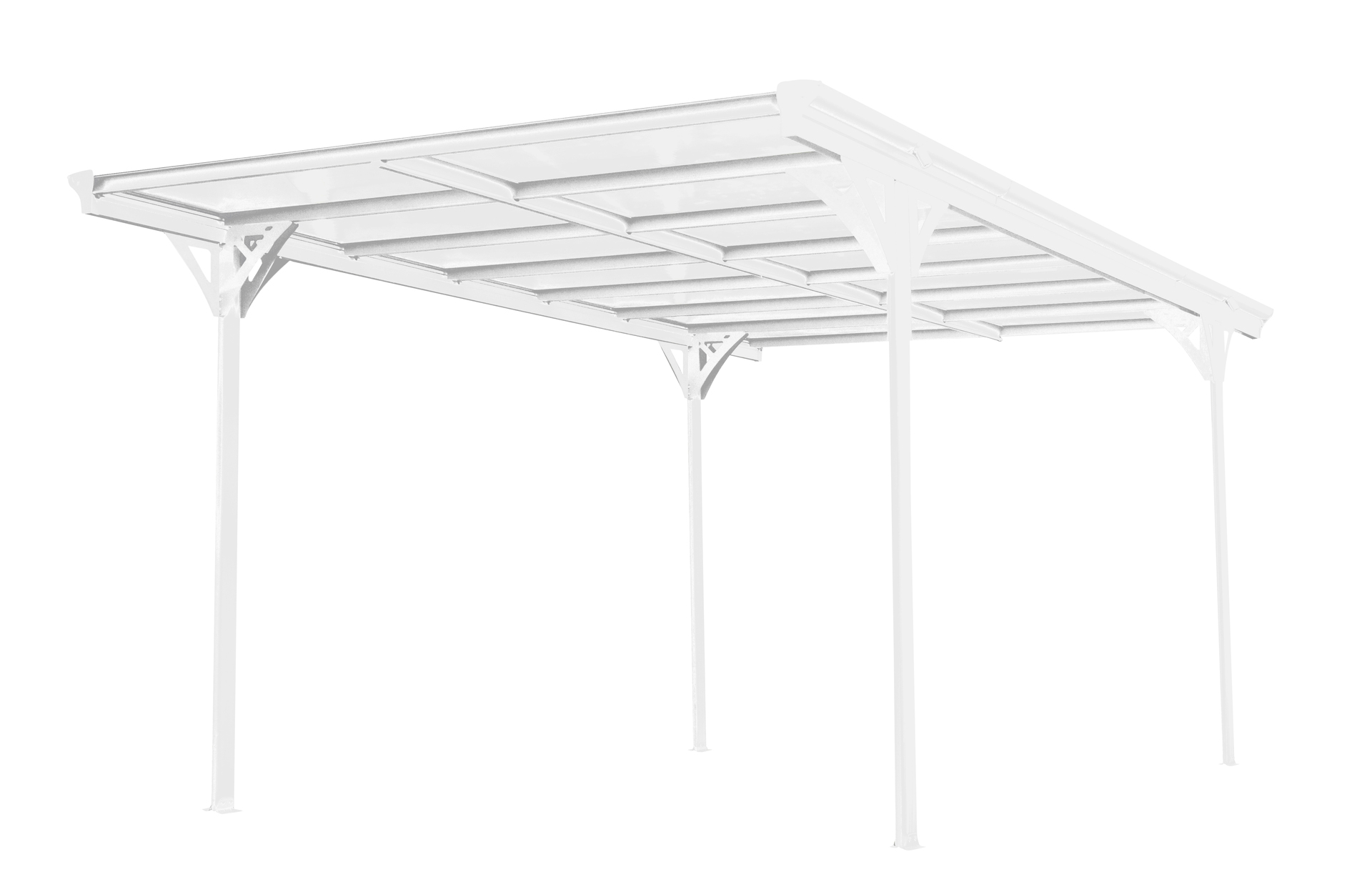 Carport Flachdach 15 m² 1 Carport Flachdach 15 m²