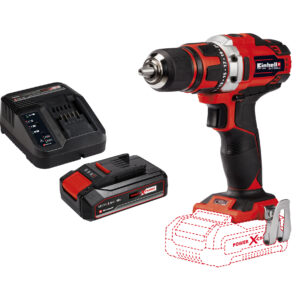 Akku-Bohrschrauber TE-CD 18/40 Li und PXC-Starter Kit 18V 2,5Ah
