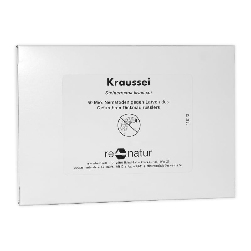 Kraussei - Nematoden gegen Dickmaulrüssler - bis 100 m² 1 Kraussei - Nematoden gegen Dickmaulrüssler - bis 100 m²