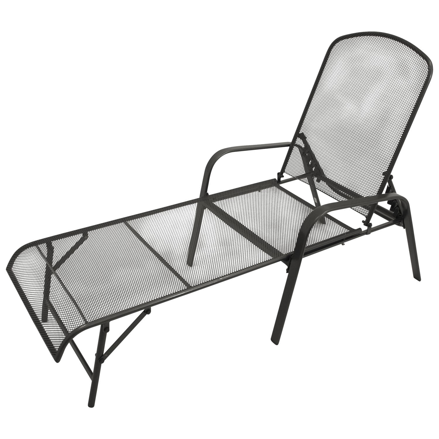 Gartenliege Streckmetall, anthrazit 1 Gartenliege Streckmetall, anthrazit