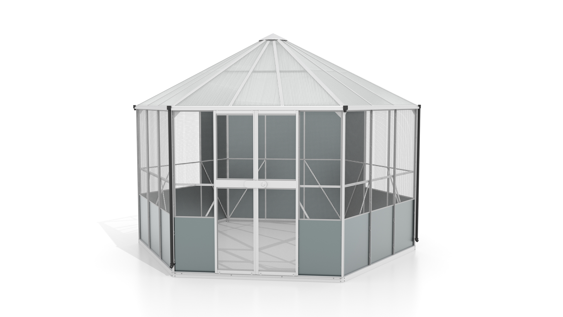 Vogelvoliere Circus 9000, 377x338cm 1 Vogelvoliere Circus 9000, 377x338cm