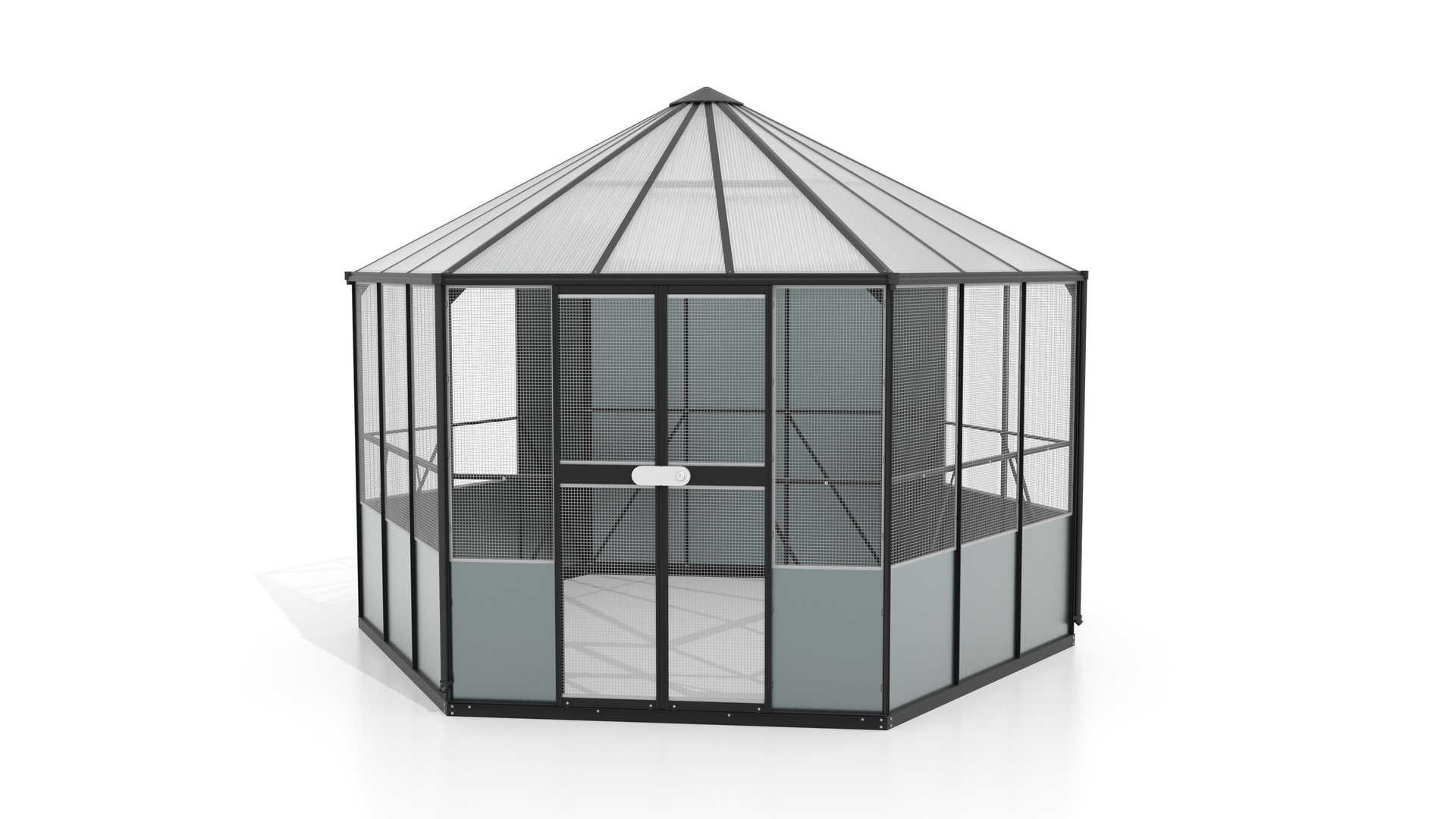 Vogelvoliere Circus 9000, 377x338cm 1 Vogelvoliere Circus 9000, 377x338cm