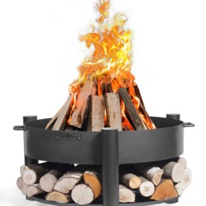 Feuerschale Montana, inkl. Holzlager