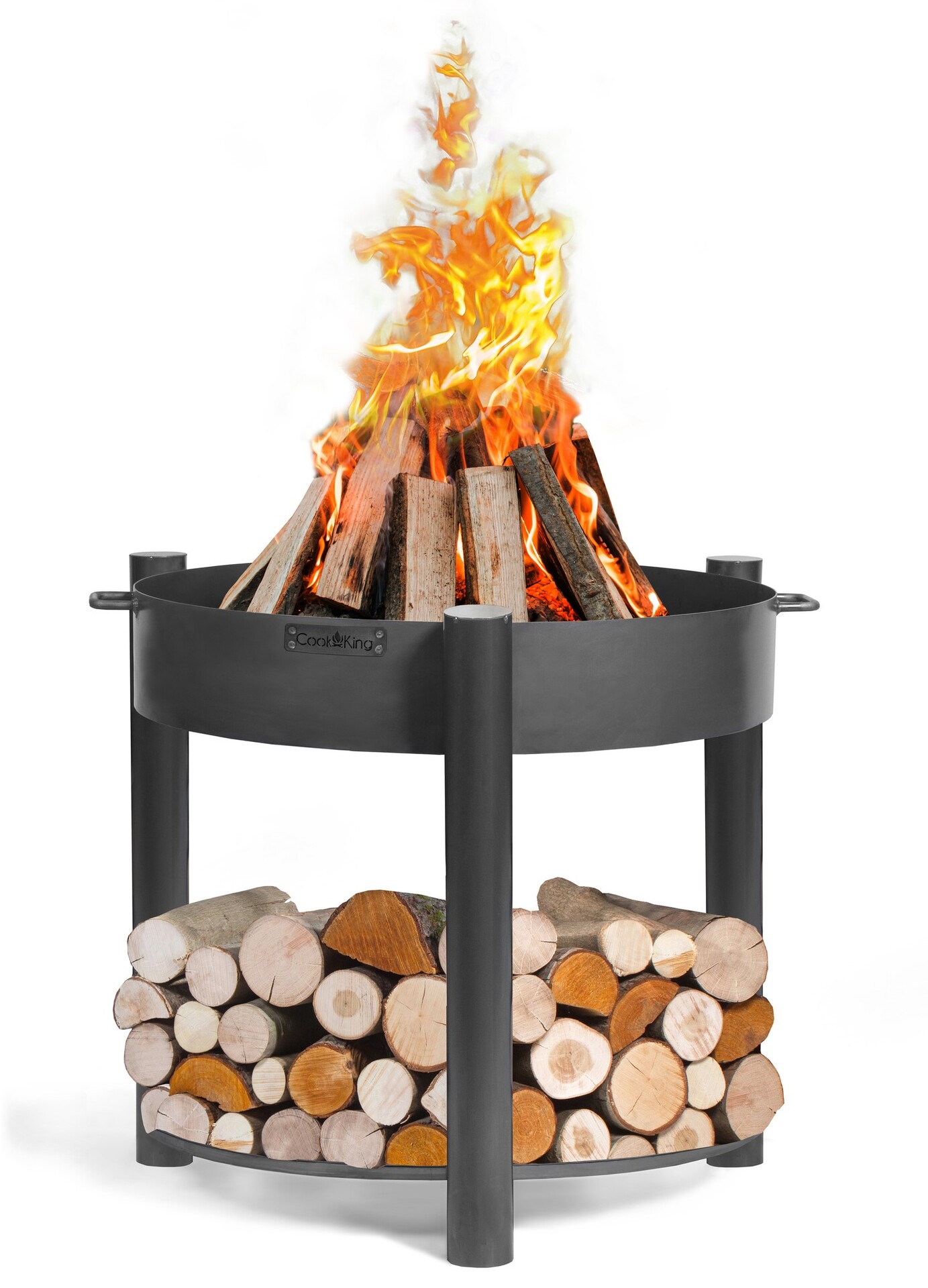 Feuerschale Montana, inkl. Holzlager 1 Feuerschale Montana, inkl. Holzlager