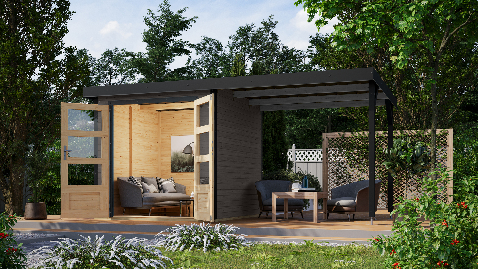 Gartenhaus Osterby B SET 1 Gartenhaus Osterby B SET