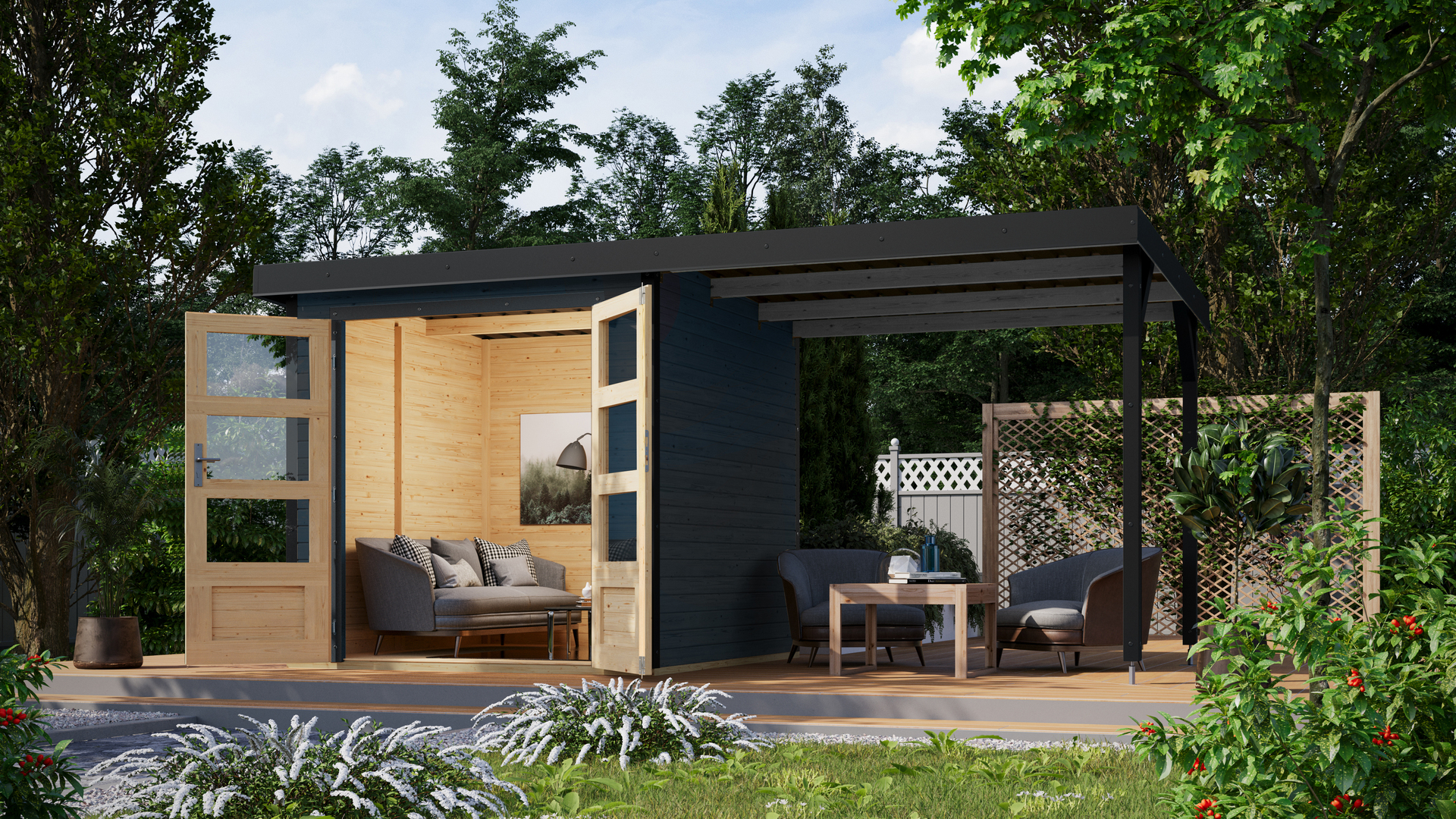 Gartenhaus Osterby C SET 1 Gartenhaus Osterby C SET