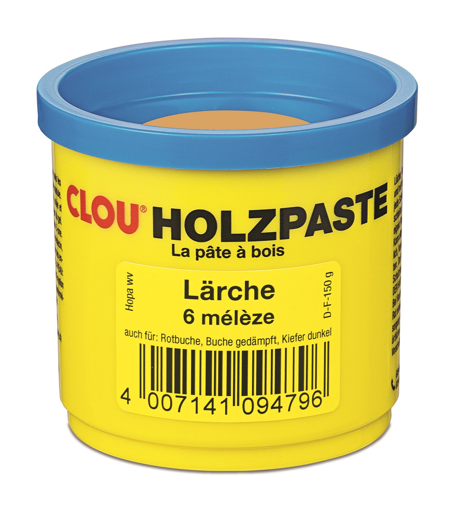 Holzpaste Nr. 6 Lärche 150 g Dose 1 Holzpaste Nr. 6 Lärche 150 g Dose