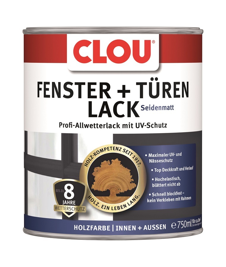 Fenster- und Türenlack 750ml 1 Fenster- und Türenlack 750ml