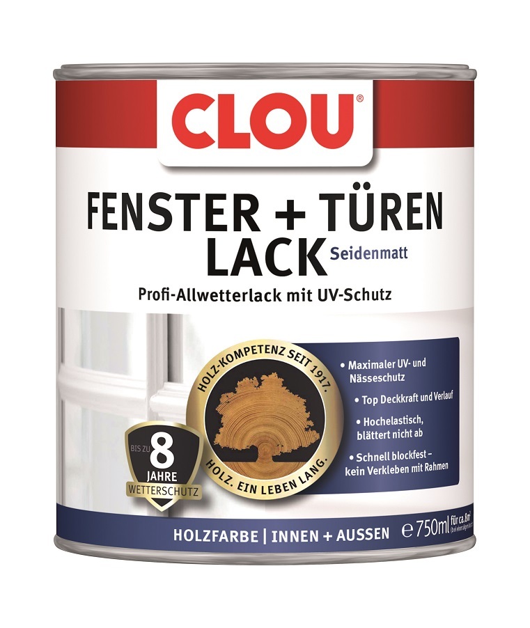 Fenster- und Türenlack 750ml 1 Fenster- und Türenlack 750ml