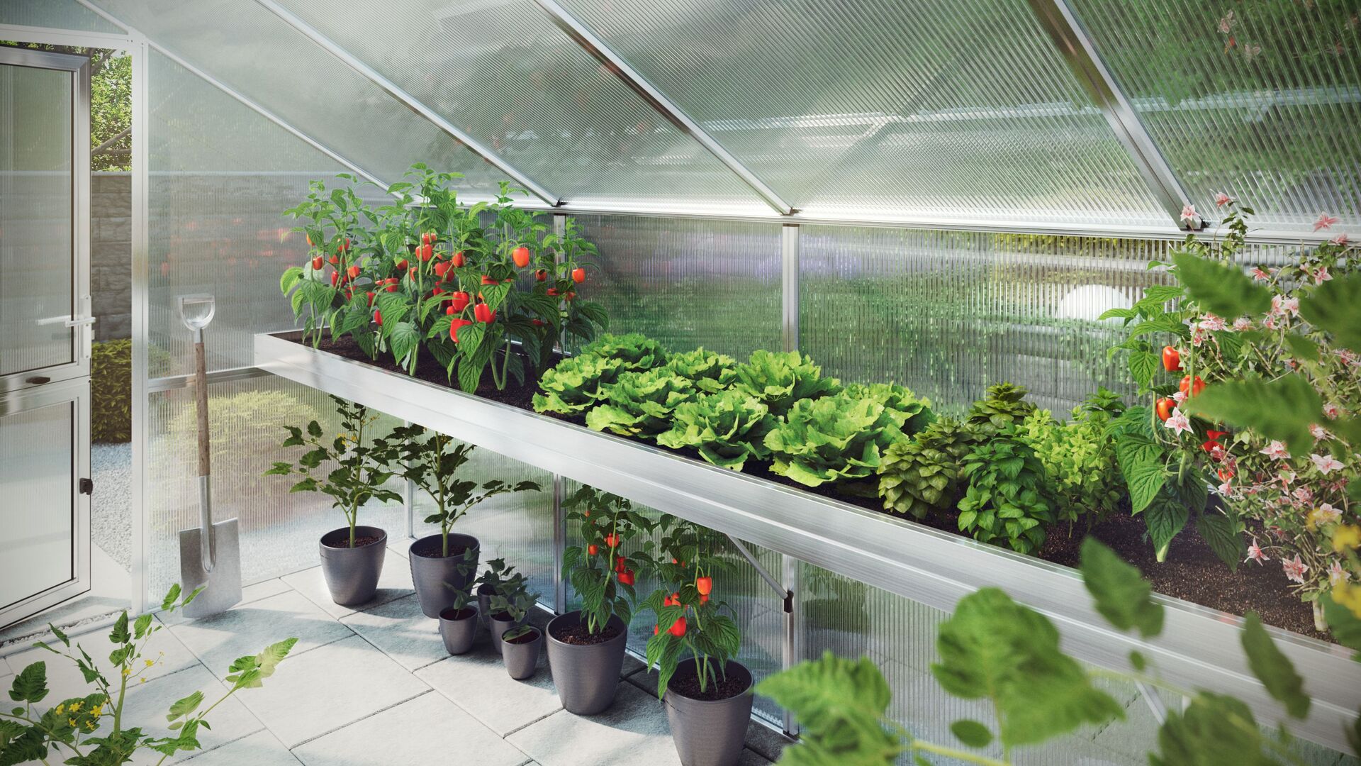 Pflanzwanne für Gewächshaus Ortasia 1 Pflanzwanne für Gewächshaus Ortasia
