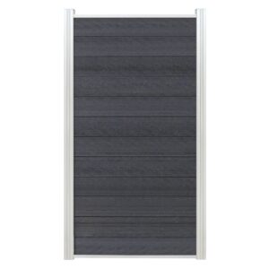 ECOSTECK-Start & Abschluss Set SILBER, für ein Schmalelement