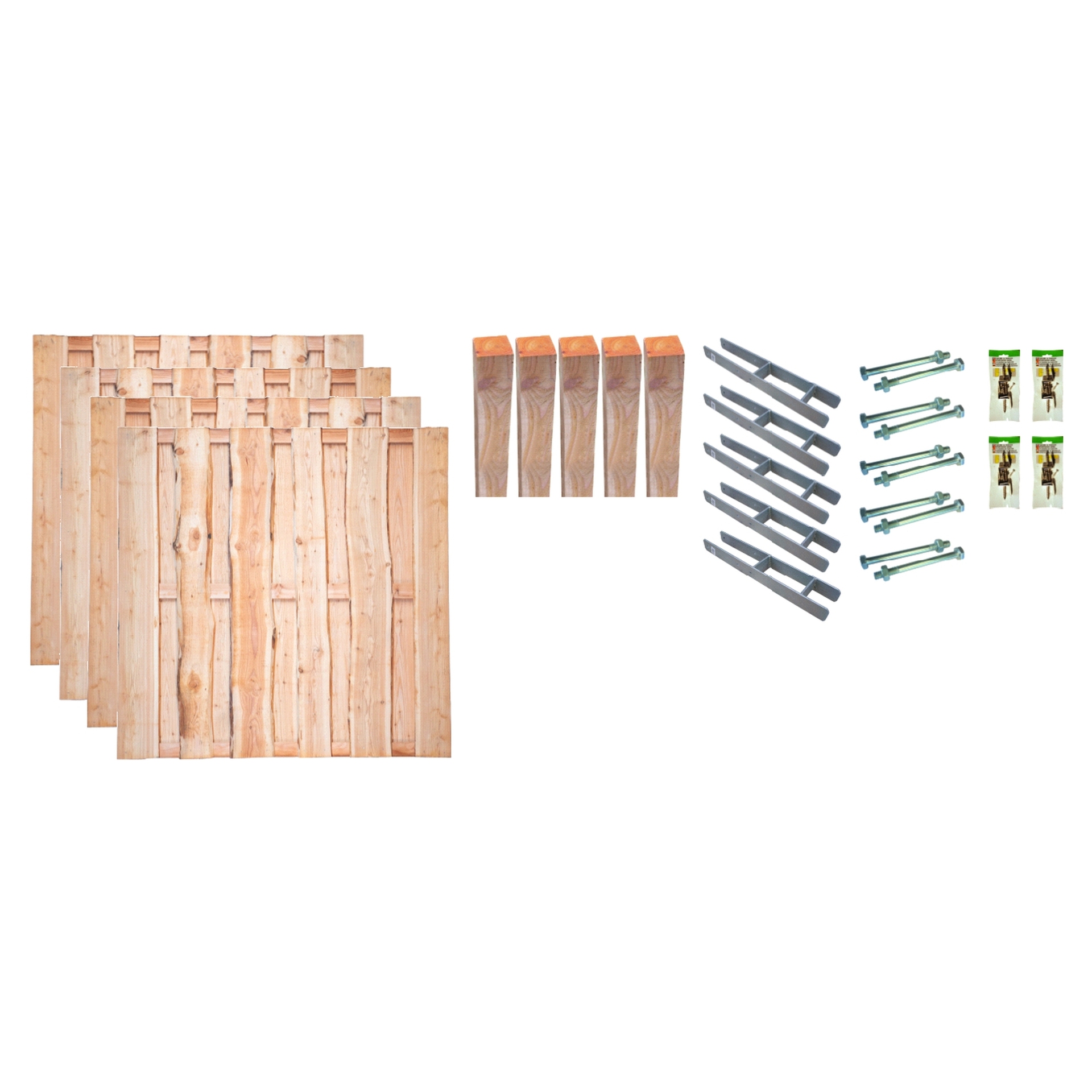 Sichtschutz Zaun-Set LINCOLN 1 Sichtschutz Zaun-Set LINCOLN