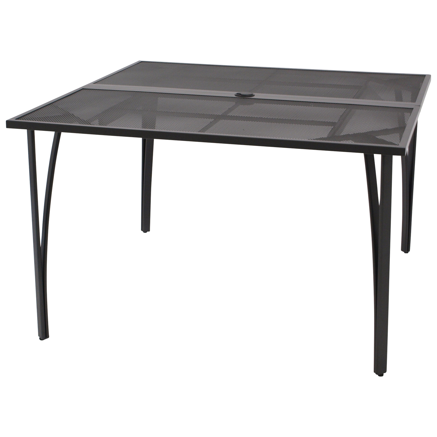 Gartentisch 120x120cm, Streckmetall 1 Gartentisch 120x120cm, Streckmetall