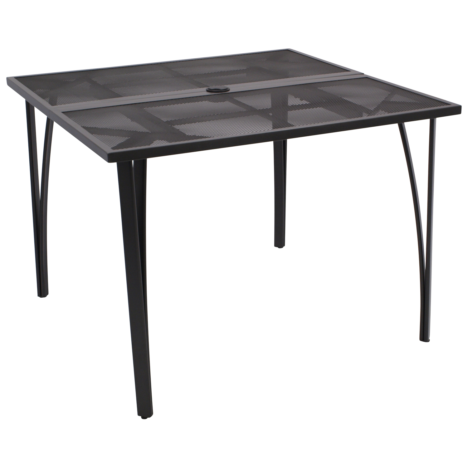 Gartentisch 100x100cm, Streckmetall 1 Gartentisch 100x100cm, Streckmetall
