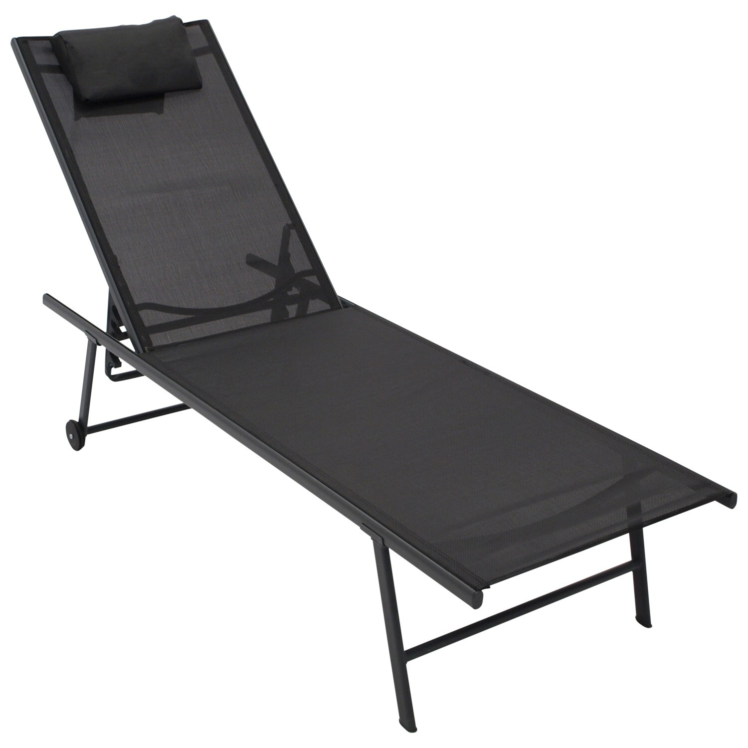 Gartenliege mit Rollen 2-er Set 1 Gartenliege mit Rollen 2-er Set