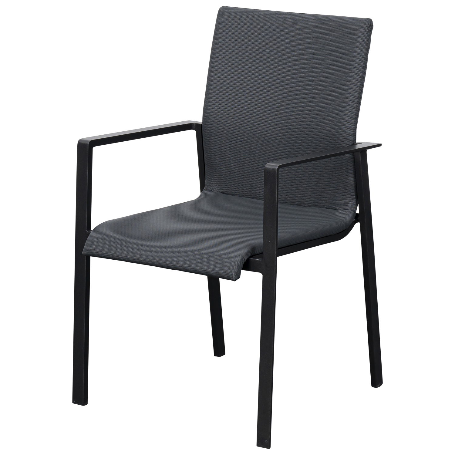 Stapelsessel 6-er Set Aluminium mit Quick Dry Foam Sitzfläche 1 Stapelsessel 6-er Set Aluminium mit Quick Dry Foam Sitzfläche