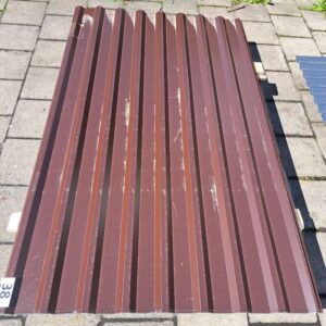 Trapezblech 20/138 | Dach | 6 Stück | 1,90 m Länge | Schokoladenbraun ( RAL 8017 )
