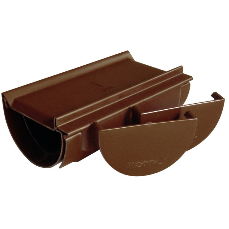 Ausgleichsverbinder für 100 mm Kunststoff Dachrinne 1 Ausgleichsverbinder für 100 mm Kunststoff Dachrinne