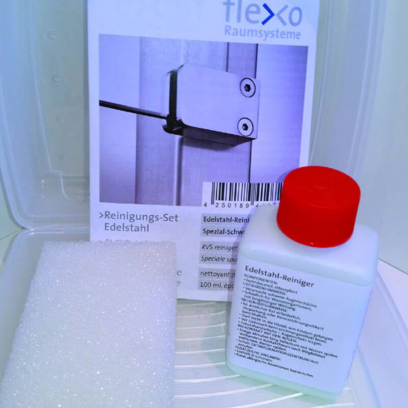Edelstahl Reinigungsset | 100 ml | VETRO 1 Edelstahl Reinigungsset | 100 ml | VETRO