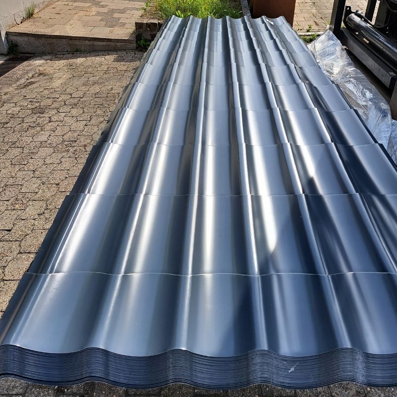 Pfannenblech Typ 2 | Anti-Tropf 1000 g/m² | 25 Stück | 3,75 m Länge | Anthrazitgrau ( RAL 7016 ) 1 Pfannenblech Typ 2 | Anti-Tropf 1000 g/m² | 25 Stück | 3,75 m Länge | Anthrazitgrau ( RAL 7016 )