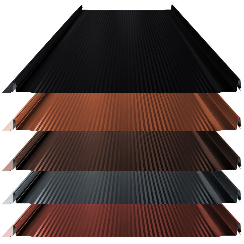 Stehfalz High-Tech | Dach & Wand | 0,50 mm | Stahl | Nanowelle | 528 mm Breite | 50 µm Superior HB 1 Stehfalz High-Tech | Dach & Wand | 0,50 mm | Stahl | Nanowelle | 528 mm Breite | 50 µm Superior HB