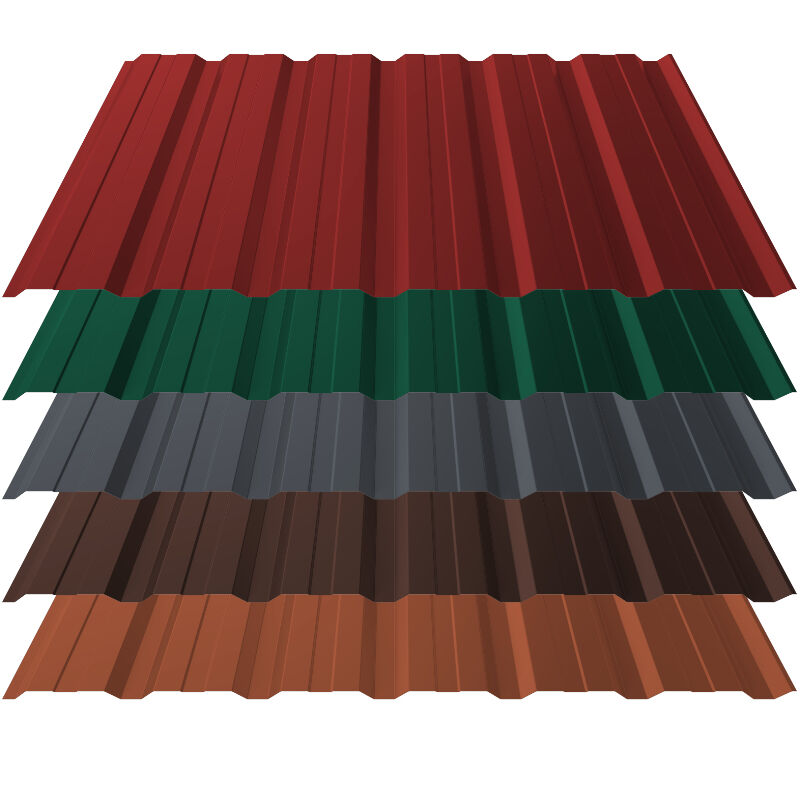 Trapezblech T18+ | Wand | 0,50 mm | Stahl | 25 µm ThyssenKrupp Polyester 1 Trapezblech T18+ | Wand | 0,50 mm | Stahl | 25 µm ThyssenKrupp Polyester