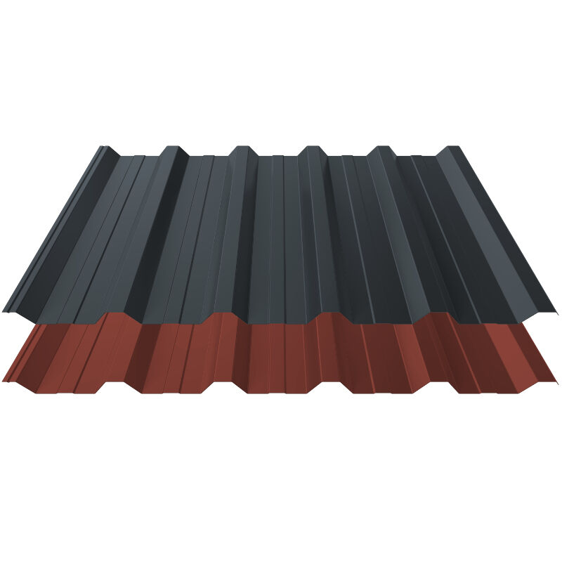 Trapezblech T35+ | Dach | 0,75 mm | Stahl | 25 µm Polyester 1 Trapezblech T35+ | Dach | 0,75 mm | Stahl | 25 µm Polyester