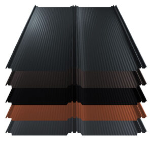 Stehfalz T-Panel | Dach | 0,50 mm | Stahl | Nanowelle | 1100 mm Breite | 50 µm Superior HB