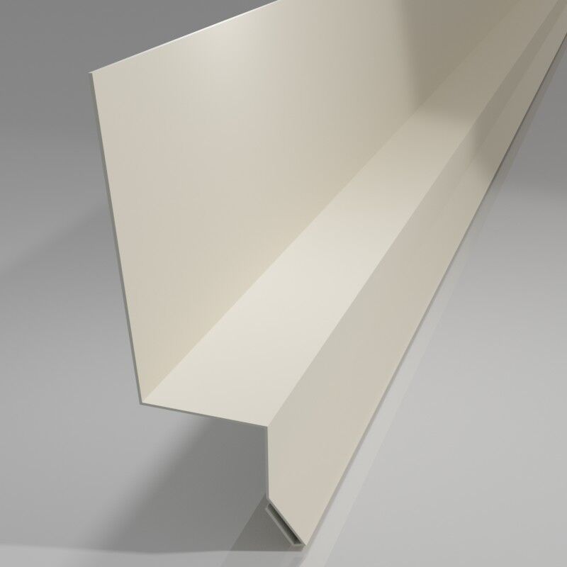 Tropfkantenprofil über Tür/Fenster | für 20er Trapezprofil | Länge 2000 mm 1 Tropfkantenprofil über Tür/Fenster | für 20er Trapezprofil | Länge 2000 mm