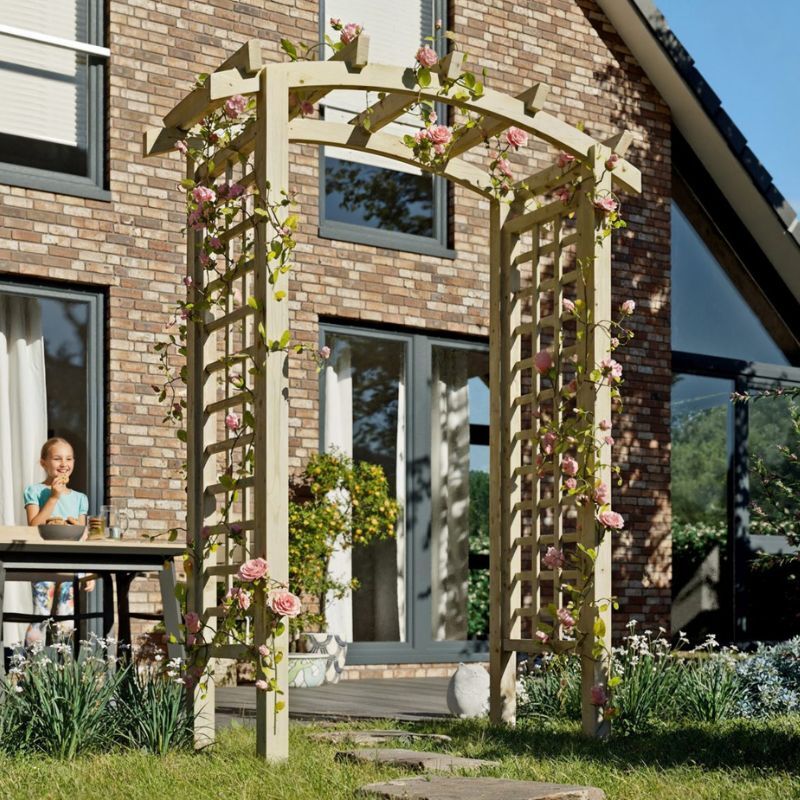 Bogenpergola | ROSE | 160 cm x 62 cm x 220 cm 1 Bogenpergola | ROSE | 160 cm x 62 cm x 220 cm