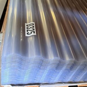 Lichtplatte PVC | Wellplatte | 76/18 | 1,2 mm | Breite 900 mm | Länge 2 m | klar