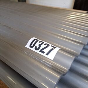 Lichtplatte Polycarbonat | Wellplatte | 76/18 | 4 Stück | 1,1 mm | Breite 1116 mm | Länge 1,9 m | silber-metallic