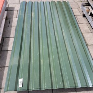 Trapezblech 20/138 | Dach | 5 Stück | 2,00 m Länge | Chromoxidgrün ( RAL 6020 )