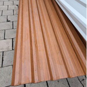 Trapezblech 20/138 | Wand | 7 Stück | 5,70 m Länge | Holzoptik Eiche
