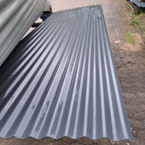 Wellblech 76/18 | Aluminium | Dach | 5 Stück | 3,00 m Länge | Anthrazitgrau ( RAL 7016 )